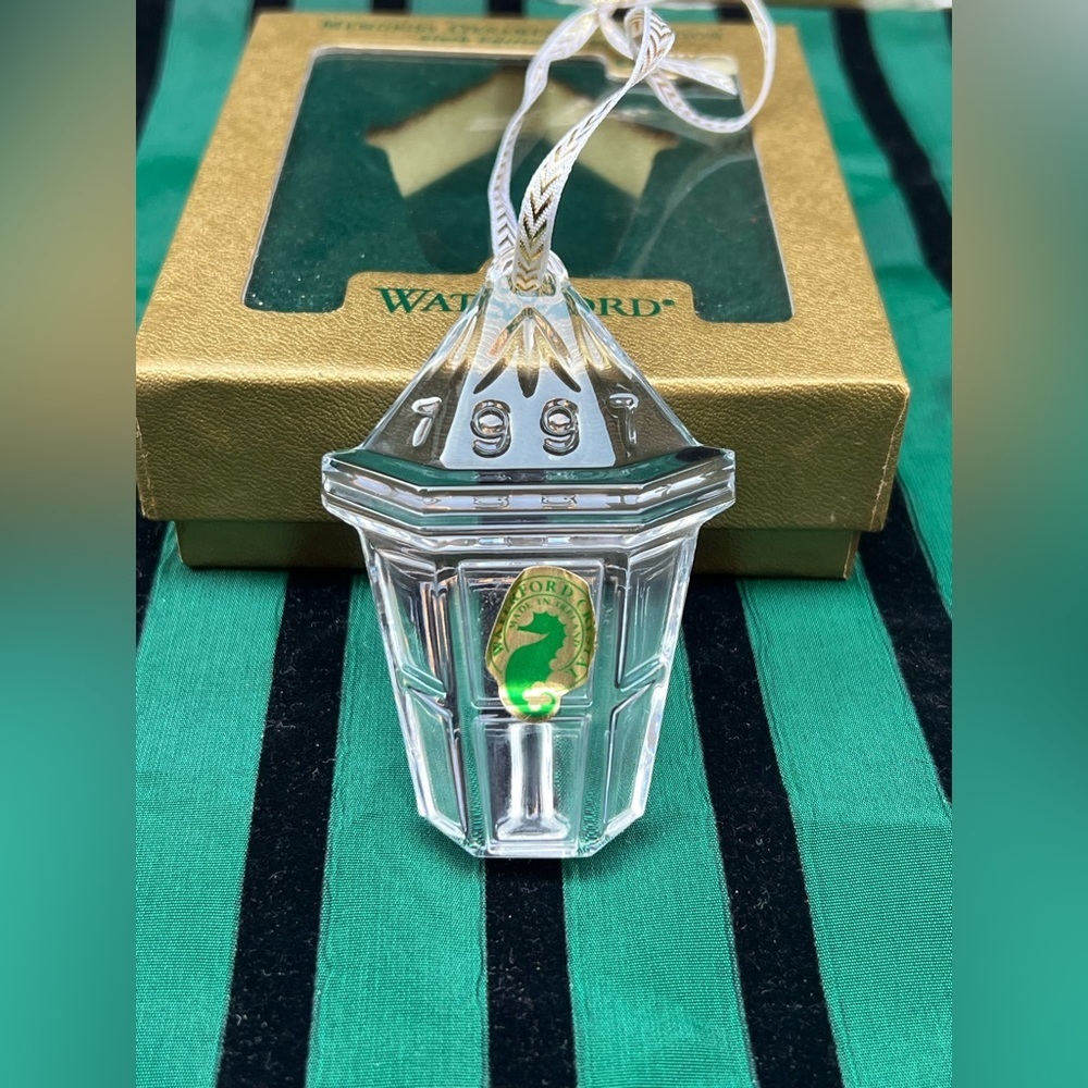 WATERFORD Crystal Holiday Ornament - Memories Ornament Collection